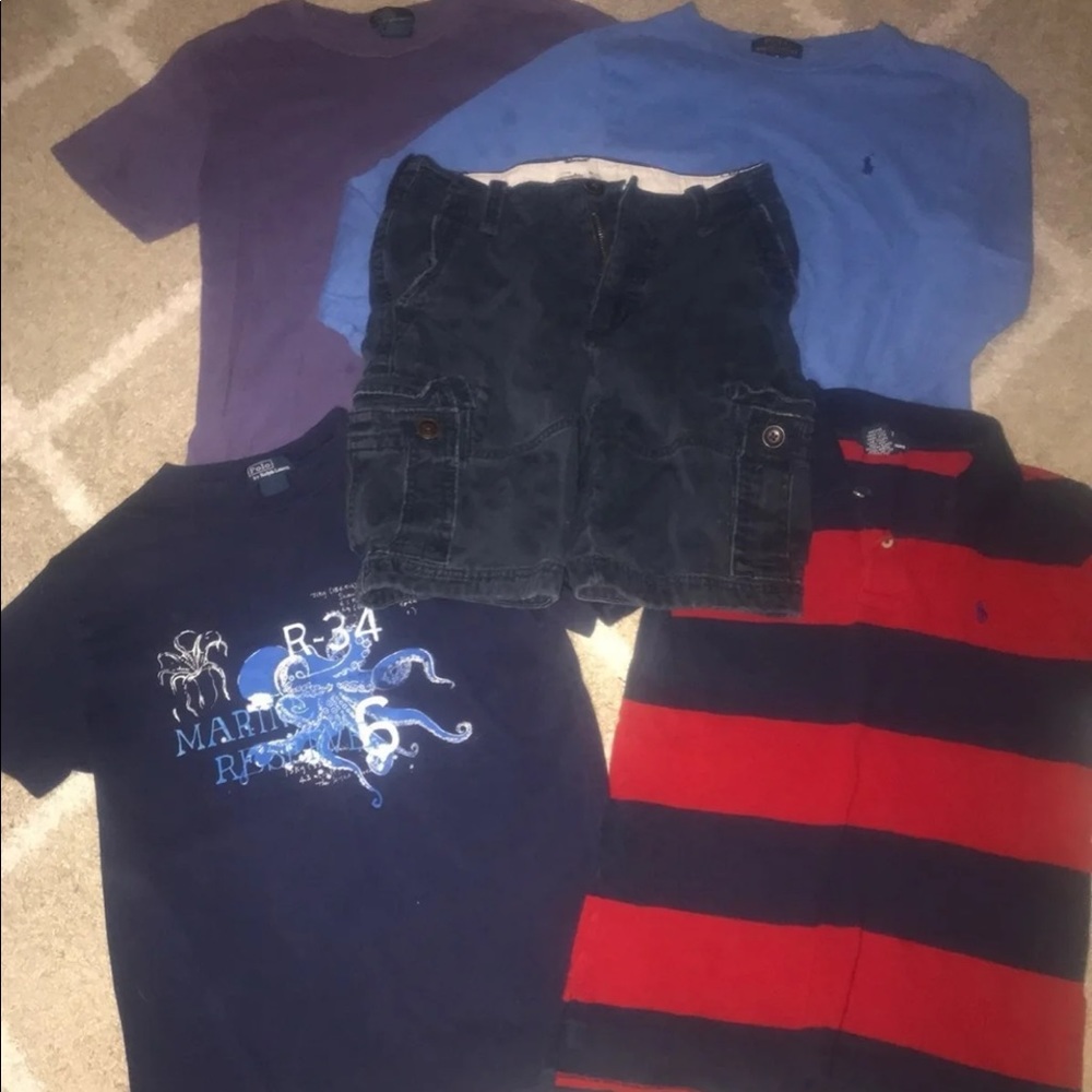 Bundle of boys clothes